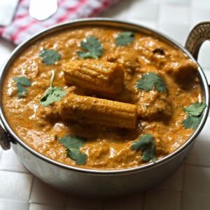 Mushroom Baby Corn Masala