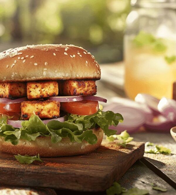 Peri Peri Paneer Burger